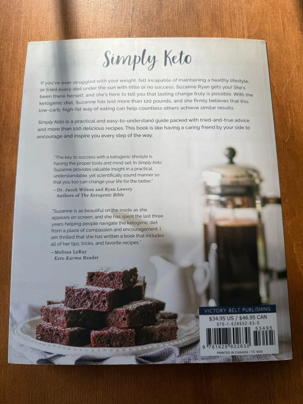 Simply Keto Cookbook - White Cover